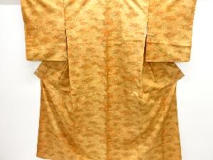 竹笹模様小紋着物